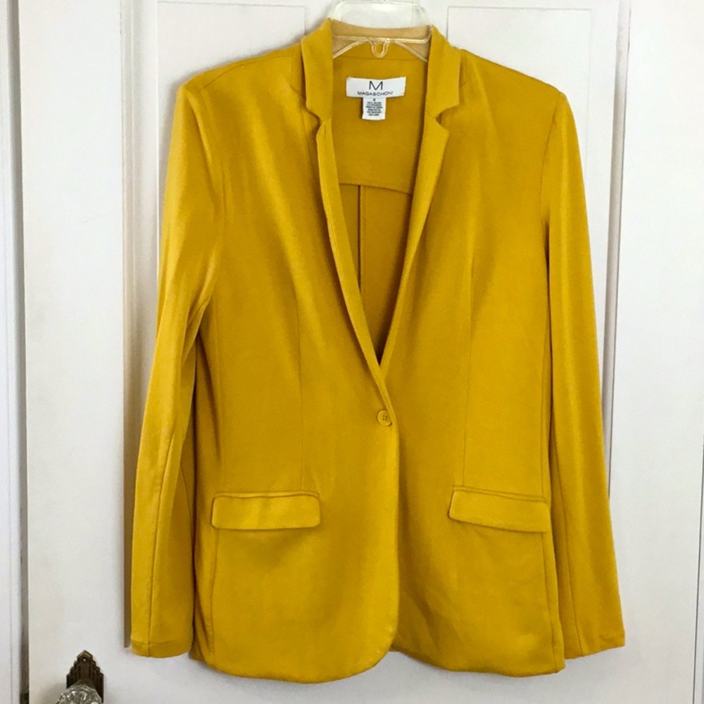 Magaschoni Blazer One Button Jacket Size S